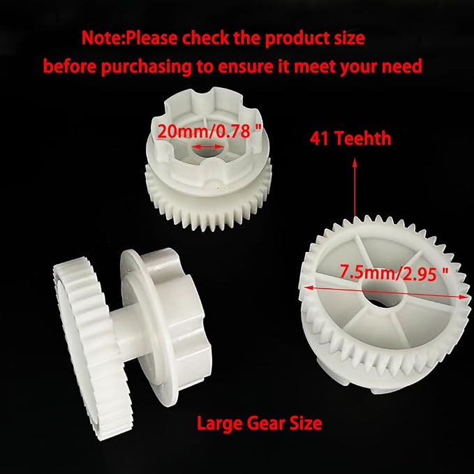 Kids Powered Ride On Car Remote Control Stroller Gear Replacement 550 Gear Set for Kids Electric Car 550 Motor Gearbox Replacement Parts (550 Gear Set)