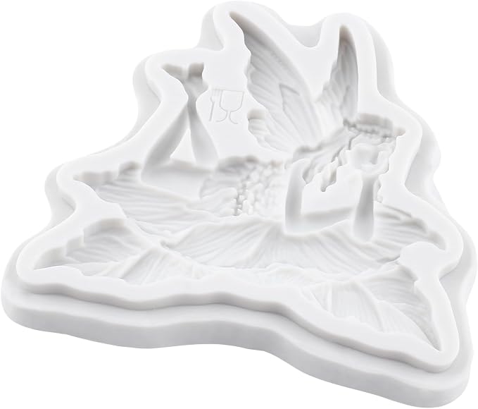 Fairy Polymer Clay Molds Flower Fairy Silicone Mold for DIY Crafts Epoxy Resin Casting Polymer Clay Tools Craft Air Dry Jewelry Making