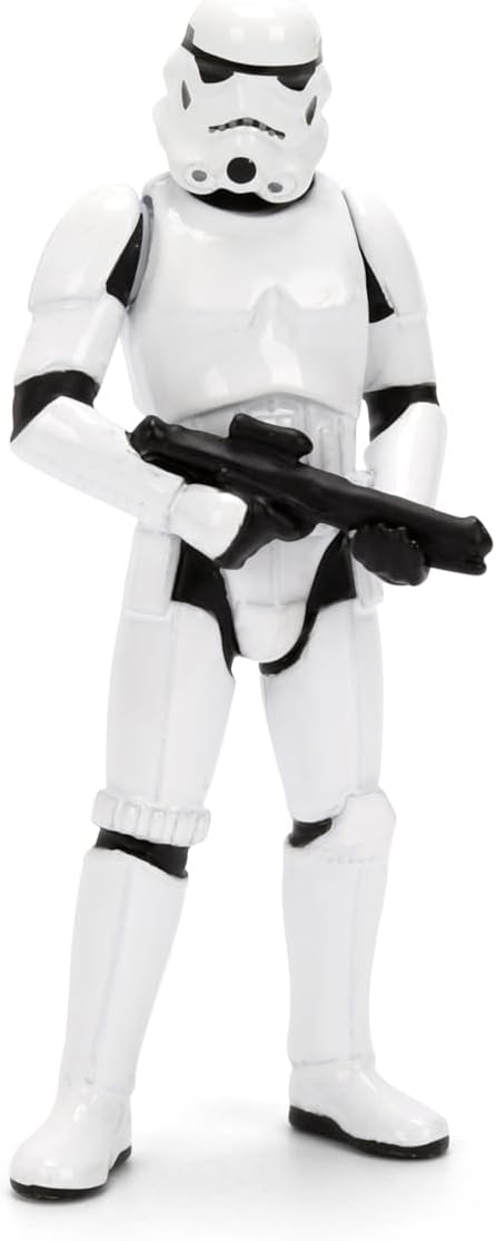 Jada Star Wars Stormtrooper with 2021 Dodge Charger SRT Hellcat Die-Cast Vehicle 1:24 Scale – Opening Parts Toys