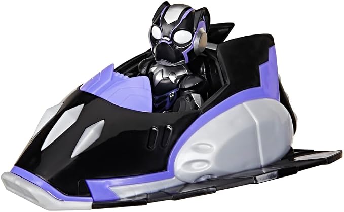 Marvel Iron Man and his Awesome Friends Black Panther Plane Action Figure & Toy Vehicle, 3-Inch (7.6 CM) Super Hero Toys for Kids, Ages 3+