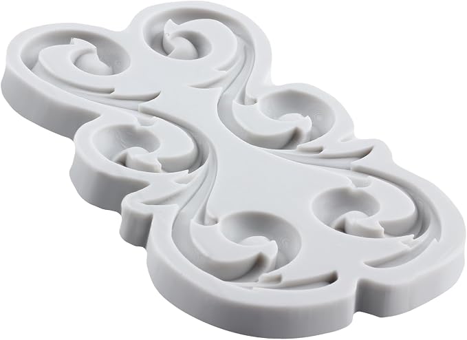 Baroque Relief Polymer Clay Mold Scroll Relief Lace Silicone Molds for DIY Craft Epoxy Resin Casting Polymer Clay Tools Crafts Air Dry Jewelry Making
