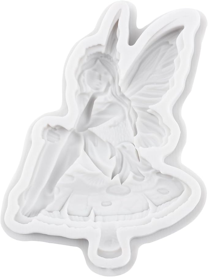 3D Fairy Polymer Clay Molds Flower Fairy Silicone Mold for DIY Crafts Epoxy Resin Casting Polymer Clay Tools Craft Air Dry Jewelry Making