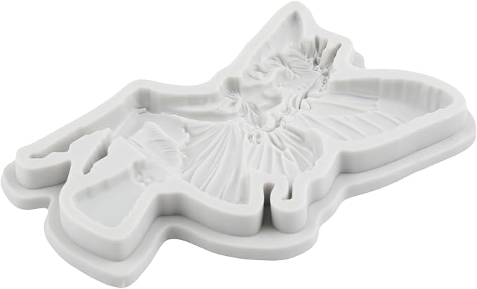 Flower Fairy Polymer Clay Molds Butterfly Fairy Mushroom Silicone Mold for DIY Crafts Epoxy Resin Casting Polymer Clay Tools Craft Air Dry Jewelry Making