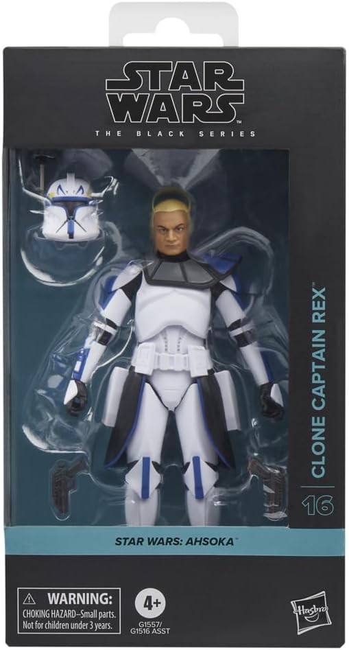 STAR WARS The Black Series Clone Captain Rex, Ahsoka Premium Collectible 6 Inch Action Figure