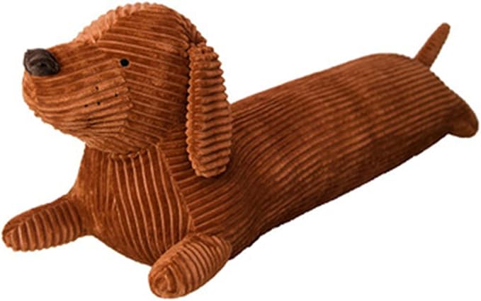 KOWAKA Dachshund Dog Plush Hug Pillow Soft Durable Stuffed Throw Cushion Dachshund Animals Hug Pillow for Sofa Chair Home Decoration Gifts for Kids (27.5inches)