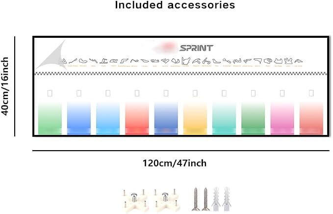 Display Wallboard for LEGO Speed Champions Ultimate Collector's Pack - Contains 10 Sets in 1 66802,77242,77243,77244 F1,Adult Collectibles for Car Wall Mount Building Blocks (Only Display Wallboard)