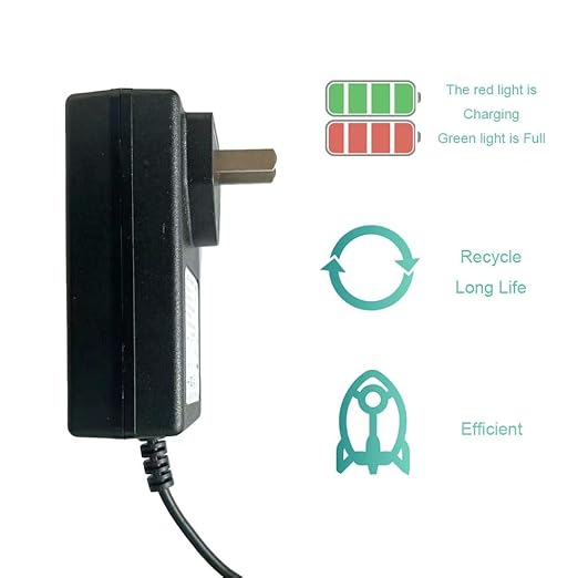 JRRXM 12Volt & 24Volt Universal Charger for Batty Powered Kid's Ride on Toys Car, Best Choice 12V&24V Adapter Charger for Power Wheels Electric Vehicle.LED Lights,Peg-Perego,Fisher-Price (24Volt)
