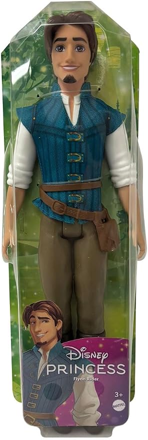 Mattel Disney Princess Toys, Flynn Rider Fashion Doll in Signature Outfit Inspired by the Disney Movie Tangled, Posable Character