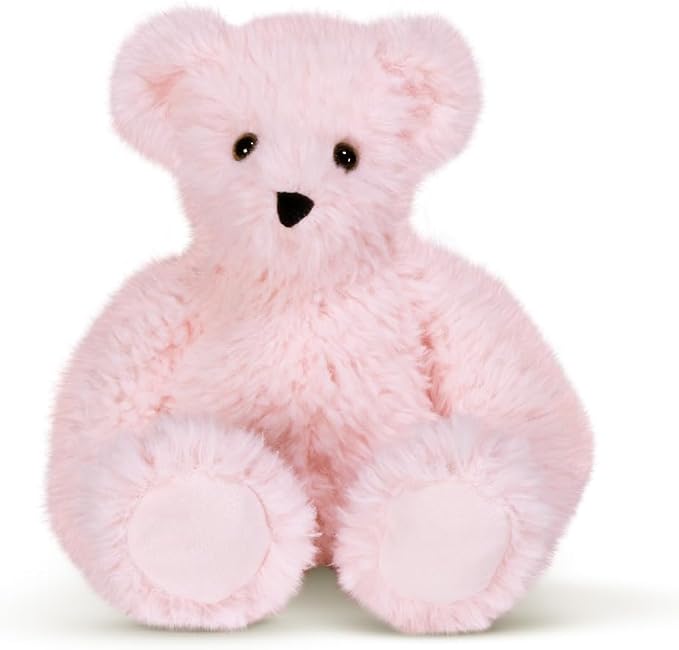 Vermont Teddy Bear Pink Teddy Bear Stuffed Animal | Baby Girl Plush with 100% Recycled Filling | 13 Inch | Super Soft Teddy Bear Collection