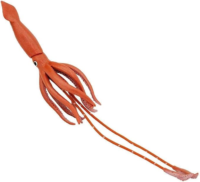 Safari Ltd. Giant Squid Figurine - Realistic 9.5" Sea Creature Figure - Educational Toy for Boys, Girls, and Kids Ages 3+