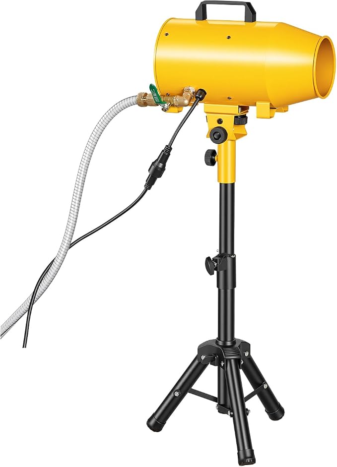 VEVOR Foam Machine, Adjustable Angle Control Foam Cannon Party Machine, Bubble Cannon with Fan & Triangular Structure, Dense Foams Maker for Backyard, Celebrations & Party, Continuous Foams Output