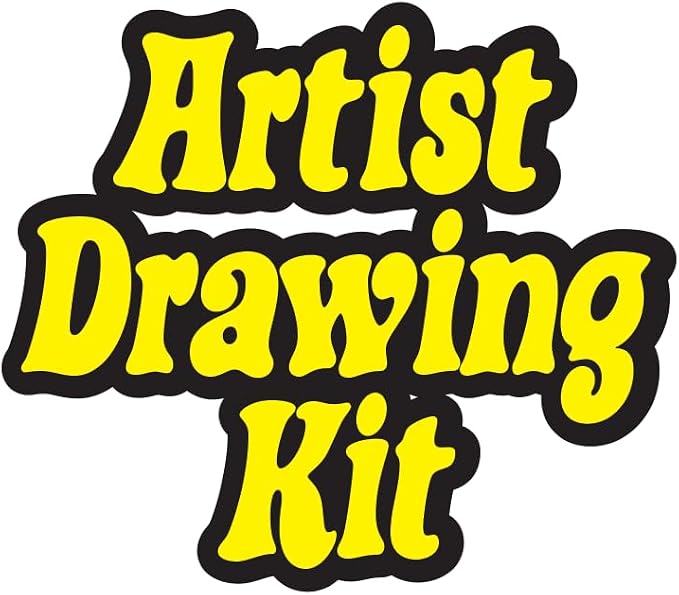 World's Smallest You Create Artist Drawing Kit. Miniature Creative Art Craft Set. Includes: 6 Color Pencils, Sharpener, Eraser, Pad, and Drawing Board/Easel.
