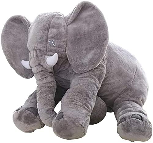 BOOJALOO Giant Stuffed Animals Doll Elephant Stuffed Animal, 24" Stuffed Elephant Plush Toy Gifts for Girls Boys Gray