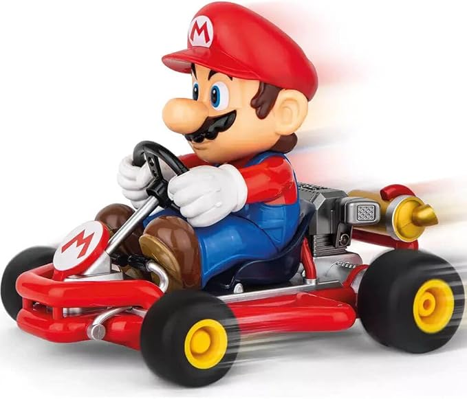 Carrera 200989 RC Official Licensed Kart Pipe Kart Mario 1:18 Scale 2.4 Ghz Remote Radio Control Car with Rechargeable LiFePO4 Battery - Kids Toys Boys/Girls | Official Licensed Mario Kart Toy RC Car for Kids 6+, 1:18 Scale, 2.4GHz, Ready To Run, Recha...