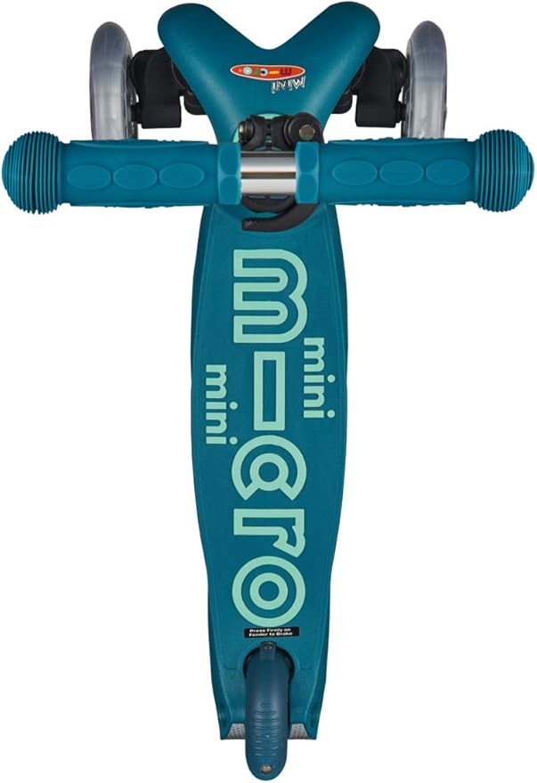 Micro Kickboard | Mini Kids Scooter for Ages 2-5 | Children up to 110 lbs | 3 Wheel Lean-to-Steer Design | Adjustable T Bar | Smooth Ride PU Wheels | Swiss Design