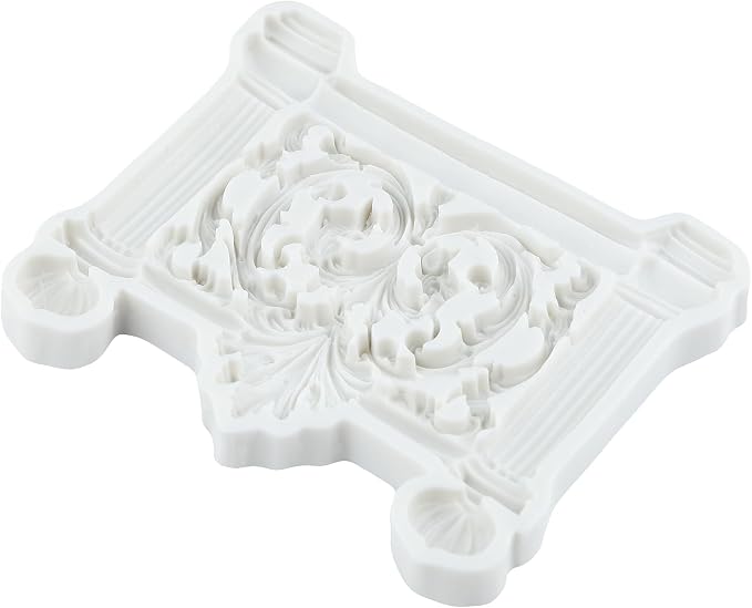 Baroque Fence Polymer Clay Molds European Relief Fence Silicone Mold for Jewelry Making Epoxy Resin Casting Air Dry Polymer Clay Craft