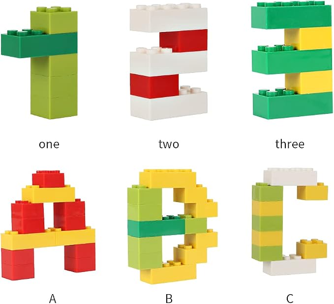 Classic Bulk Bricks Compatible with Lego Baseplate, Building Blocks in Random Color, Kids Creative Set, Mixed Shape