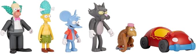 The Simpsons 2.5 Inch Figure Multipack Krusty The Clown Show Set