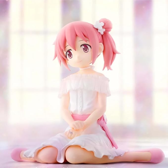 QAHEART Anime AkemiHomura Figure Madoka Kaname Action Figure Anime Girl Sitting Model Statue Figurine Ornaments