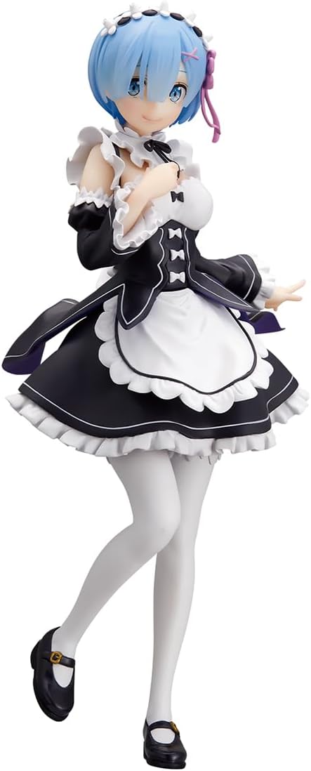 Banpresto - Re:Zero-Starting Life in Another World - Rem (Maid ver.) Glitter & Glamours Figure