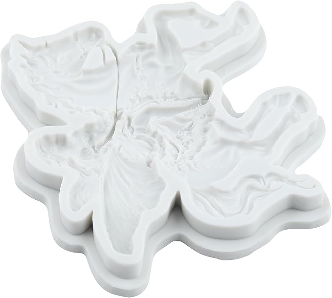 Flower Fairy Riding a Horse Polymer Clay Mold Flower Fairy Horse Silicone Molds for DIY Craft Epoxy Resin Casting Polymer Clay Tools Crafts Air Dry Jewelry Making