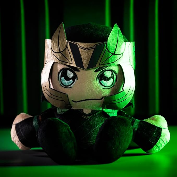 Bleacher Creatures Marvel Loki 8" Kuricha Sitting Plush- Soft Chibi Inspired Toy