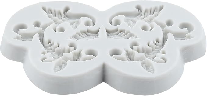 Baroque Leaf Vine Polymer Clay Molds Baroque Scroll Lace Silicone Mold for Epoxy Resin Casting DIY Crafts Air Dry Polymer Crafts Supplies Clay Tools