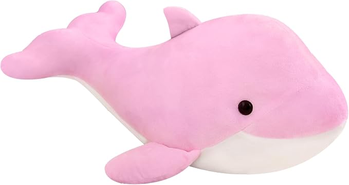 Dolphin Stuffed Animals Plush Pillows Soft Sea Animal Plush Dolls Stuffed Animal Plushies (PINK-23Inch)