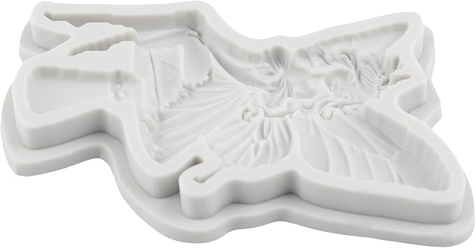 Flower Fairy Polymer Clay Molds Butterfly Fairy Mushroom Silicone Mold for DIY Crafts Epoxy Resin Casting Polymer Clay Tools Craft Air Dry Jewelry Making