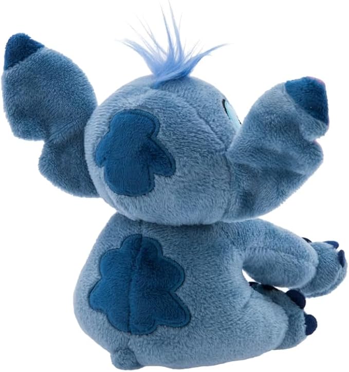 Disney Store Official Mini Bean Bag Plushies - Stitch - Cute Stuffed Animal with Detailed Sculpting, Embroidered Features, & Bean Bag Bottom - Plush Toys for Kids