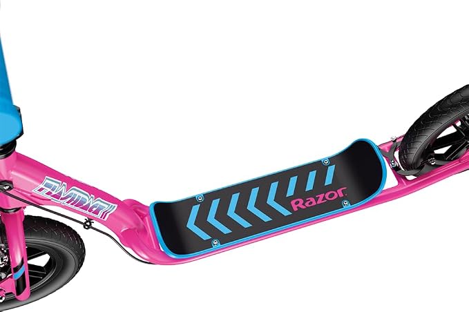 Razor Flashback Kick Scooter – 12" Mag Wheels with Air-Filled Tires, Dual Hand-Operated Brakes, BMX Style Scooter for Kids and Teens