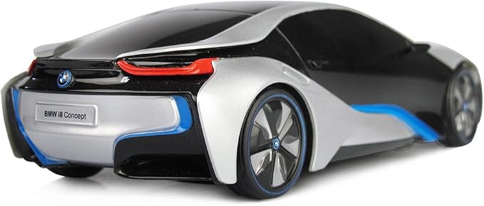 RASTAR BMW i8 RC Car BMW i8 1/24 Remote Control Car, BMW Toy Car - Silver