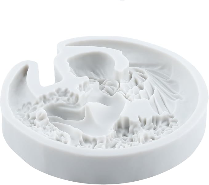 Moon Goddess Polymer Clay Mold Moon Angel Fairy Silicone Molds for DIY Craft Epoxy Resin Casting Polymer Clay Tools Crafts Air Dry Jewelry Making