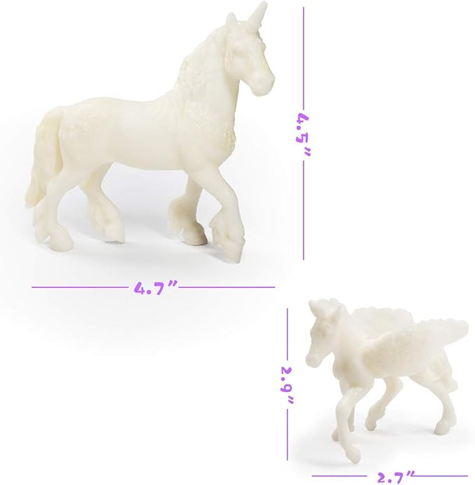 whatstem DIY Painting Unicorn Kit Arts and Crafts Set for Kids or Girls Decorate and Drawing 3D Toys for Children Gift(6 Unicorns)