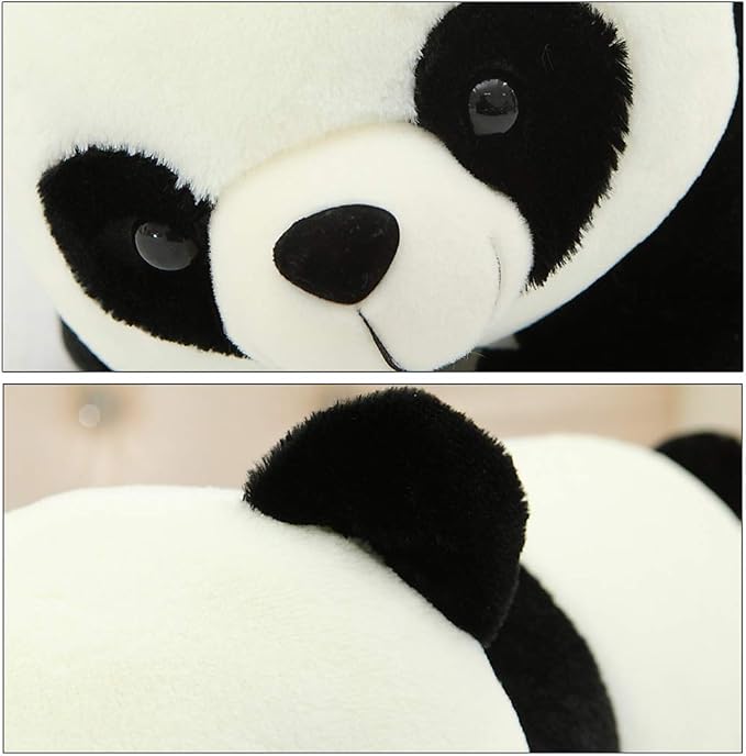 Stuffed Panda Animal Plush Toy 12 Inches Animal Stuffed Plushies Super Soft Cute Cuddly Pillow Cushion Stuff Dolls Birthday Xmas Gifts for Children Kids Boys Girls Room Decor Bedtime, 12Inches