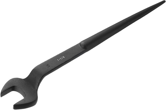 HARFINGTON Single Open End Spanner Wrench 1-1/4-inch 15 Degree Angle Single Open End SAE Construction Spanner Wrenches with 60°Offset Handle for Automotive Mechanical Maintenance