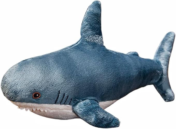XIYUAN 23.6inchShark Plush Stuffed Toy Pillow Soft Cute Shark Throw Pillow Cushion Large Shark Plush Stuffed Animal Toy CushionPillow Kids and Adult Gift