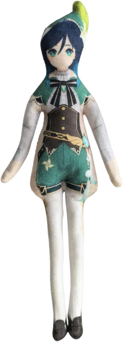 Venti Anime Figure Keychain for Adult Fans, Genshin Impact Collectible Bag Hanging Keyring