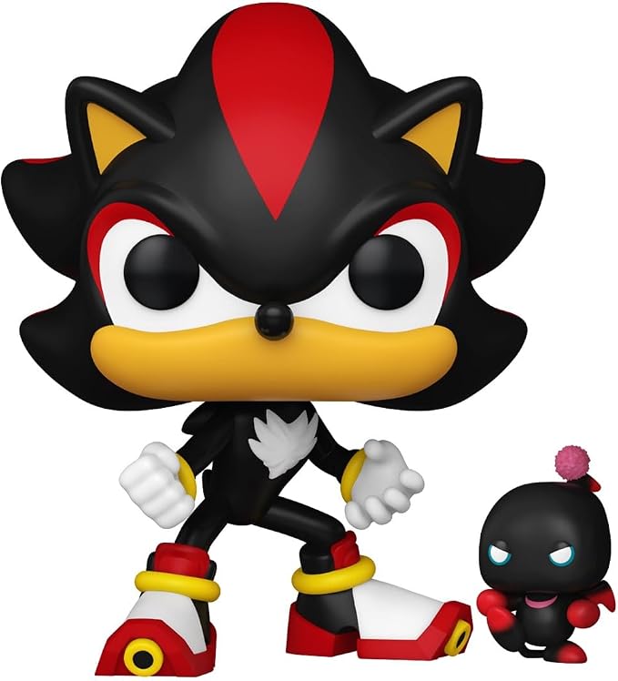 Funko Pop! & Buddy: Sonic The Hedgehog - Shadow The Hedgehog with Dark Chao - Collectable Vinyl Figure - Gift Idea - Official Merchandise - for Kids & Adults - Video Games Fans