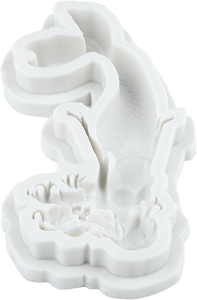 Mermaid Polymer Clay Molds Mermaid Girl Silicone Mold for Jewelry Making Epoxy Resin Casting Air Dry Polymer Clay Craft
