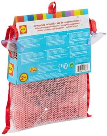 Alex Toys Foam Bath Letters - ABC Bath Toys, 26-Piece Alphabet Bath Toys, Foam Letters for Bathtub, Stickers in the Tub for Kids Ages 2+, Mesh Storage Bag