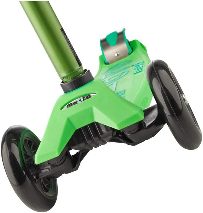 Micro Kickboard | Maxi Scooter for Ages 5-12 | Children up to 110 lbs | 3 Wheel Lean-to-Steer Design | Adjustable T Bar | Smooth Ride PU Wheels | Swiss Design