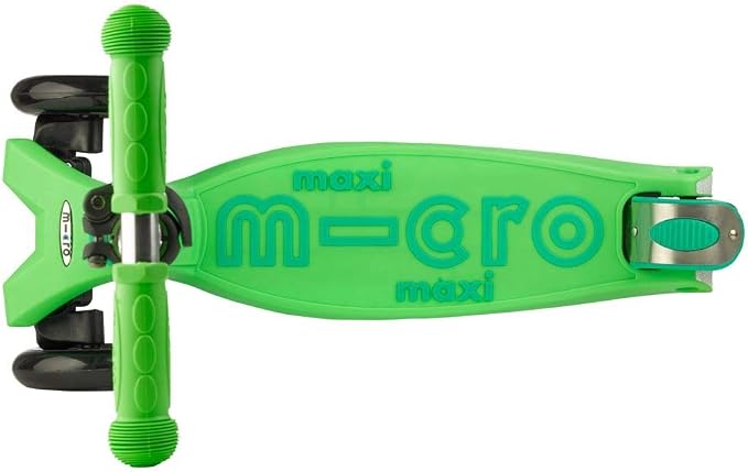 Micro Kickboard | Maxi Scooter for Ages 5-12 | Children up to 110 lbs | 3 Wheel Lean-to-Steer Design | Adjustable T Bar | Smooth Ride PU Wheels | Swiss Design