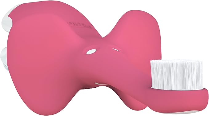 Dr. Brown's Infant-to-Toddler Toothbrush, Elephant, Pink, 0-3 Years