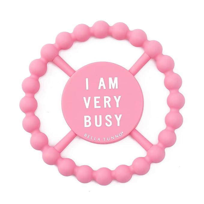 Baby Teether by Bella Tunno, Silicone Teethers for Babies 3-6 Months, 6-12 Months, Baby Toys, Pacifier, Teething Relief, Boys, Girls, Very Busy