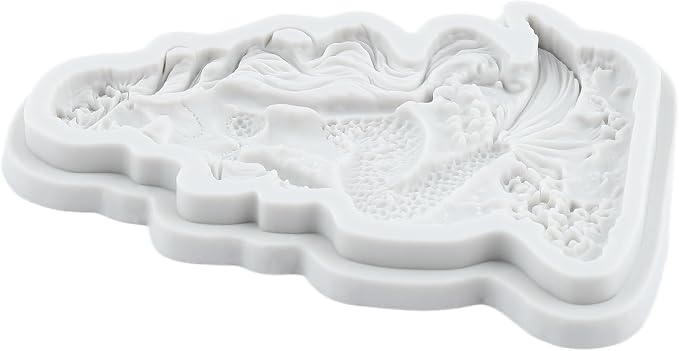 Mermaid Polymer Clay Mold Mermaid Girl Silicone Molds for DIY Crafts Epoxy Resin Casting Polymer Clay Tools Craft Air Dry Jewelry Making