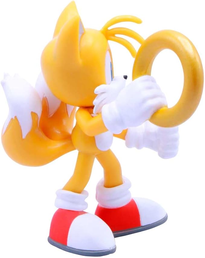 Just Toys – Sonic the Hedgehog Tails Buildable Action Figure 4 in | Buildable 4-inch Tails figure with 4 interchangeable arms. Officially licensed collectible — 5 to collect. Ages 3+.