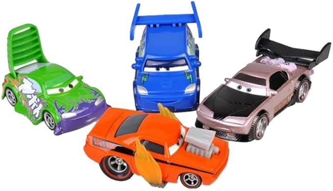 6PCS Movie Cars 2 3 Cars Assortment 1：55 Loose Diecast Vehicles Toys (6 PCS CAR Toy) (MP-BCD)