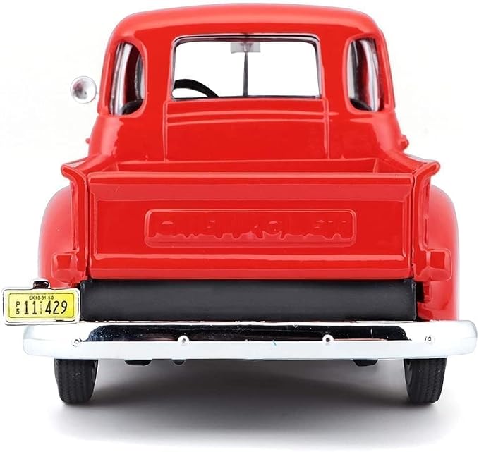 Maisto 1:25 Scale 1950 Chevrolet 3100 Pickup Diecast Truck Vehicle (Colors May Vary) , Red
