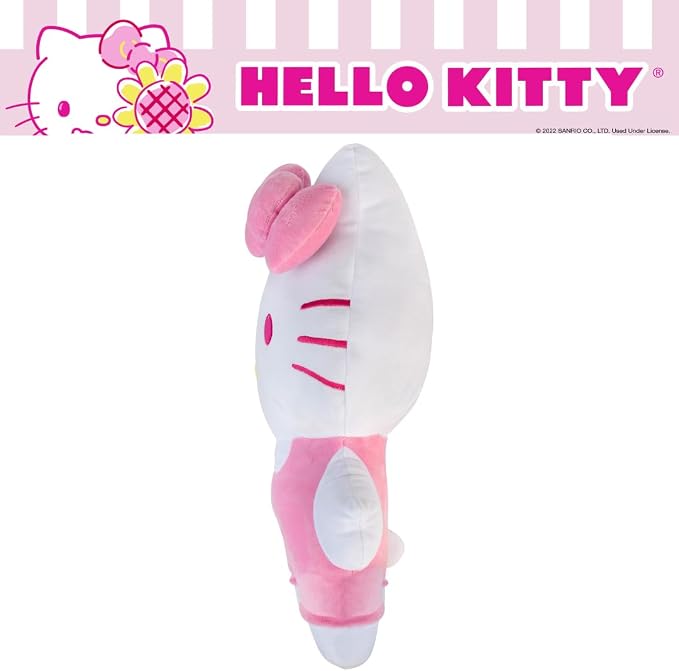 Hello Kitty Pink Plush Cuddle Pillow Buddy, Kids Bedding Super Soft & Cozy, (Officially Licensed Product) by Franco